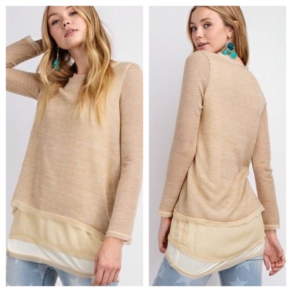 Sweaters - Ultra Soft Layered Tunic Sweater